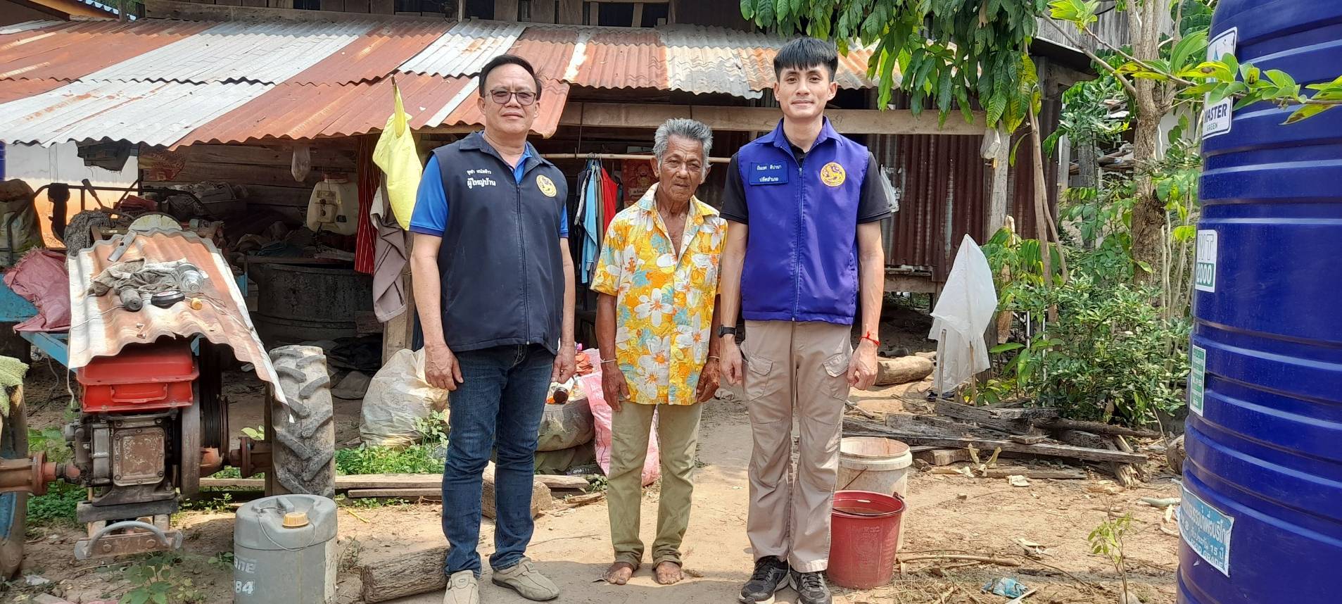 ลงพื้นที่เยี่ยมเยียนครัวเรือนเปราะบาง พื้นที่ หมู่ 12 บ้านภูเขาทอง ตำบลวังศาล