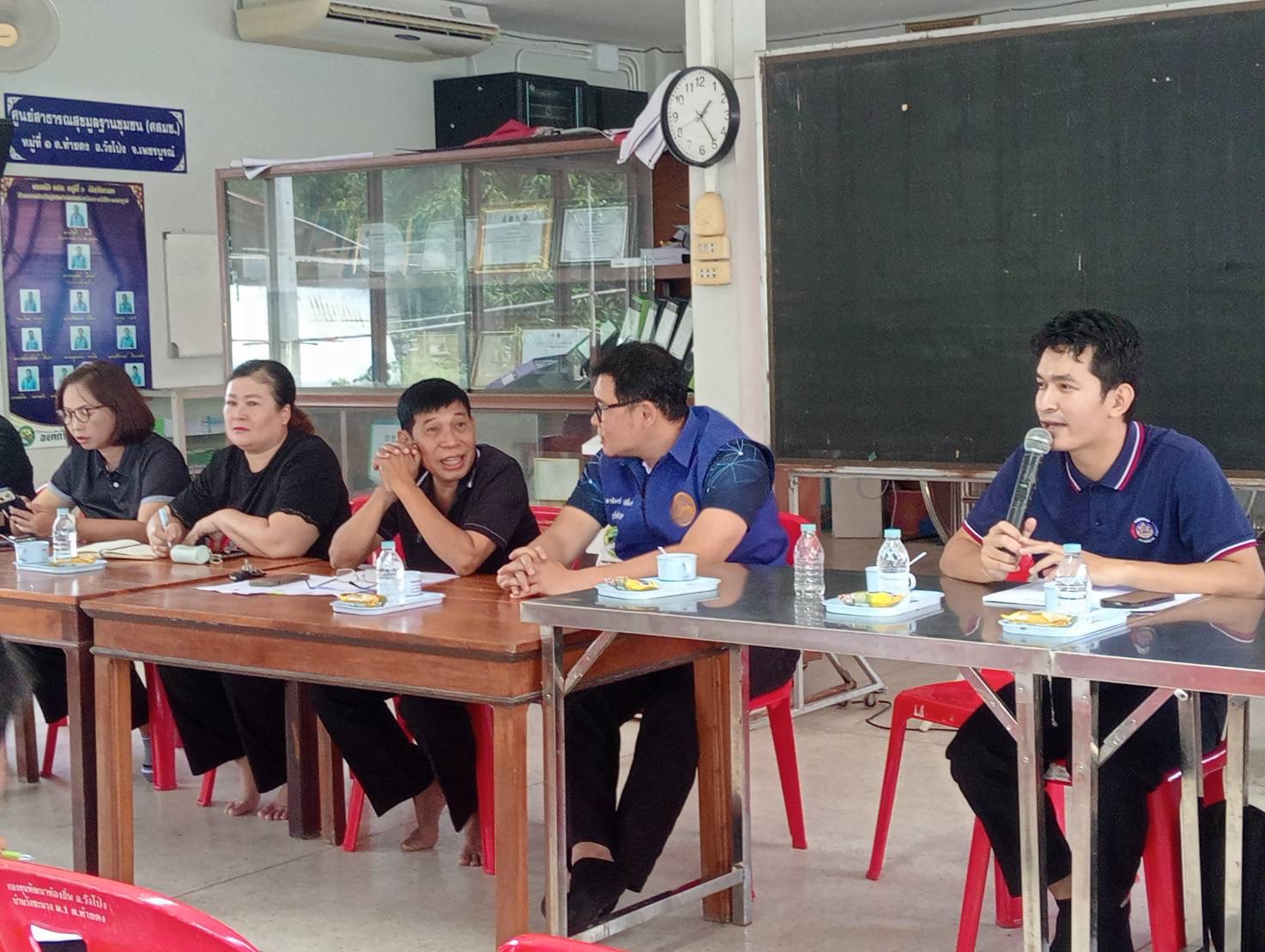 เข้าร่วมประชุม กำนัน ผู้ใหญ่บ้าน ฯลฯ ในเวทีตำบลสัญจรตำบลท้ายดง ประจำเดือนกันยายน 2569